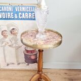 Louis XVI style mahogany tripod pedestal table