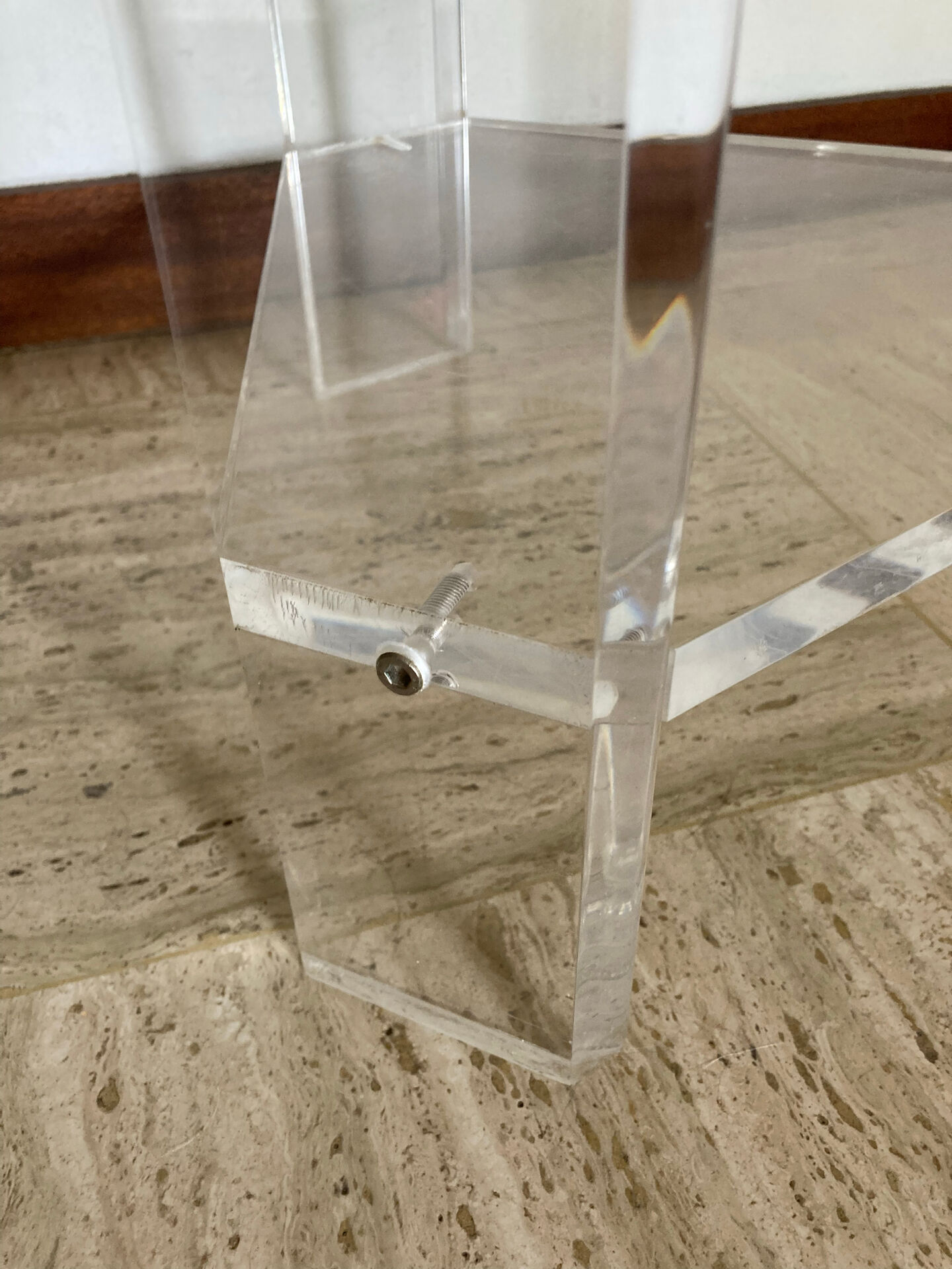 Small piece of Altuglas sofa by David Lange.