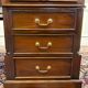 Large classic English Chesterfield partner desk