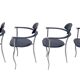 4 Italian Arrben 'Marilyn Stiletto' dining chairs 1970s