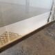 Chrome and glass coffee table, 70s design