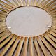 Mirror Chaty Vallauris bulging 50s signed - 50cm