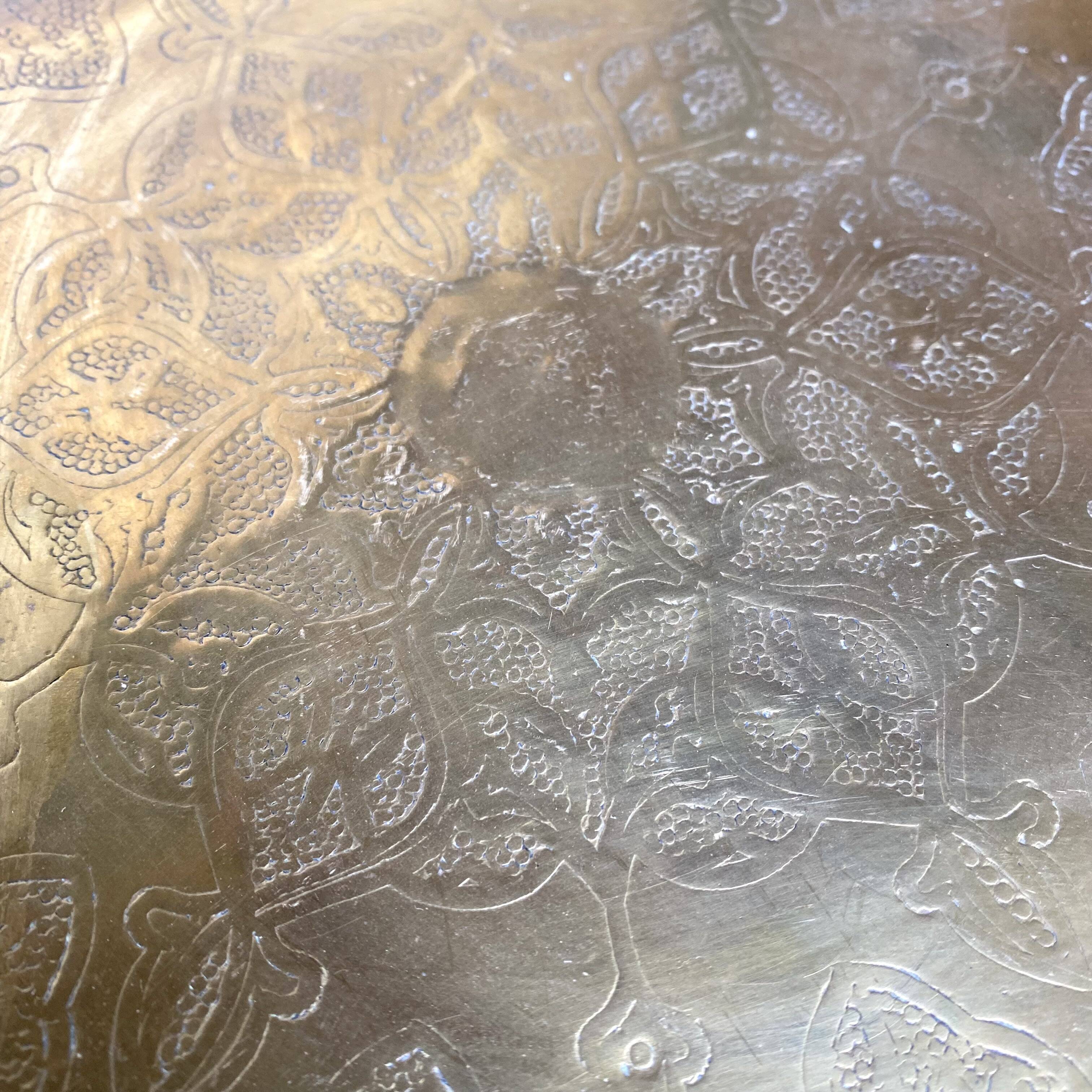 Oriental copper trays