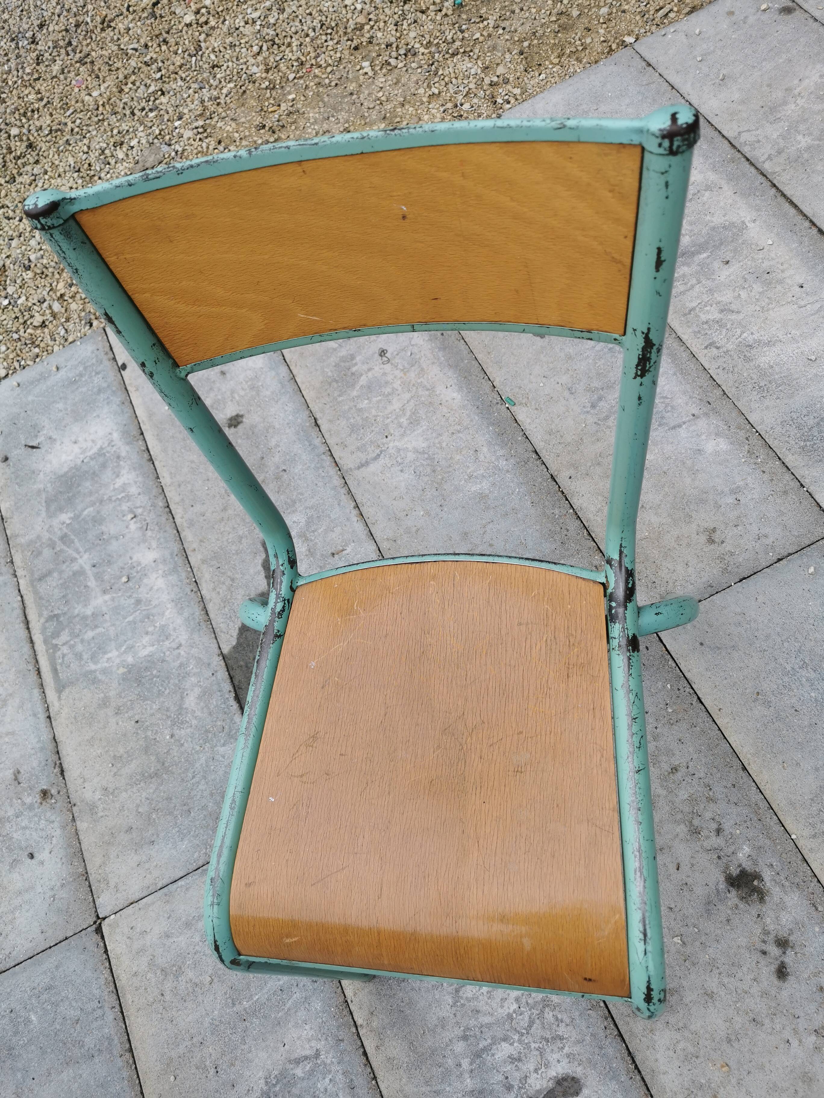 Set of two school chairs