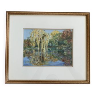 Painting signed Jacqueline Brun