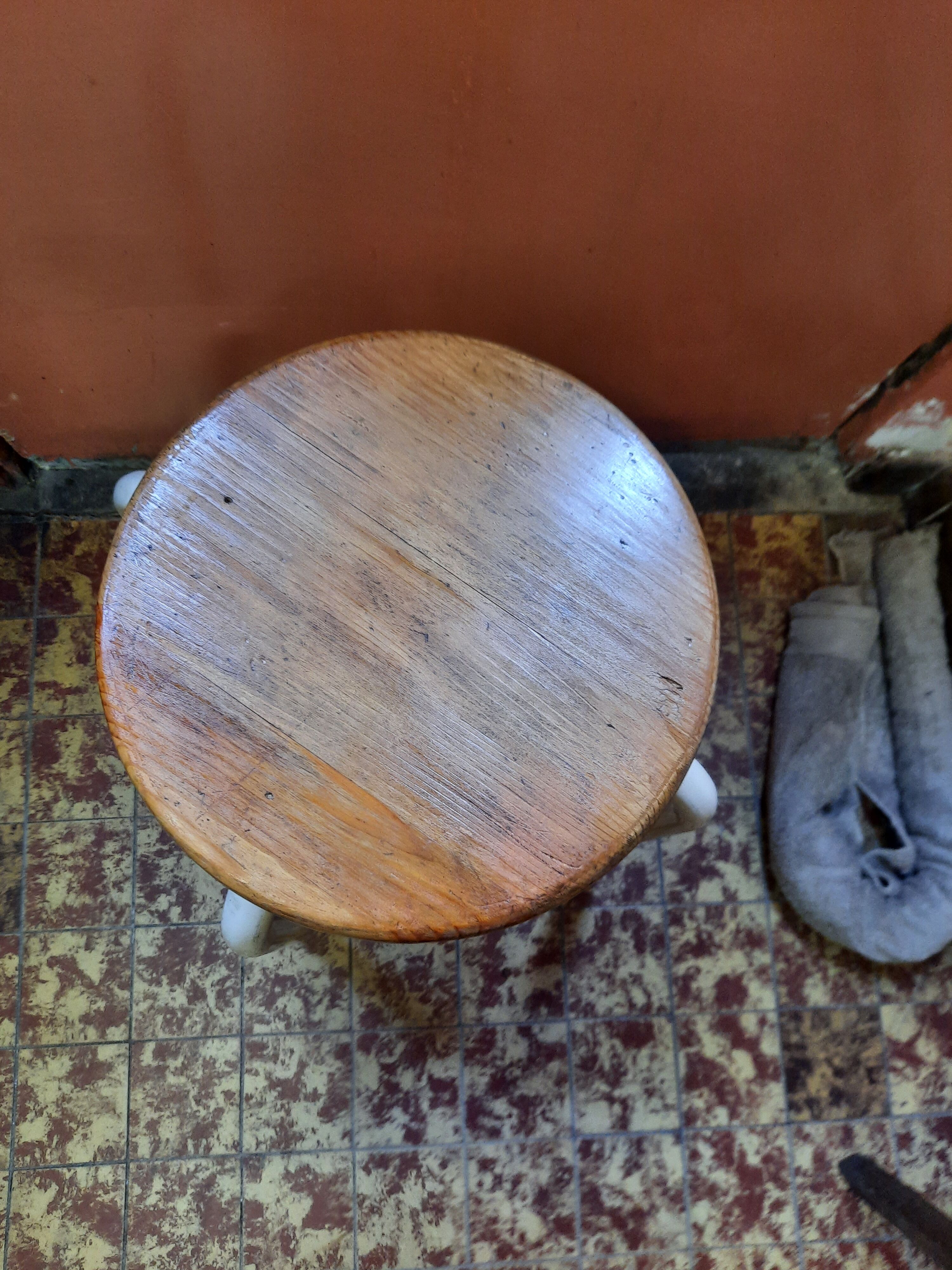 Industrial style stool