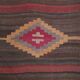 Vintage Turkish hallway rug 86x903 cm