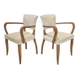 Pair of vintage 1950s bridge chairs