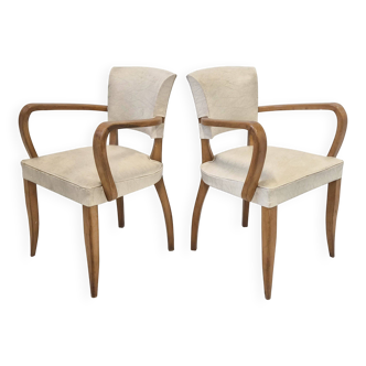 Pair of vintage 1950s bridge chairs