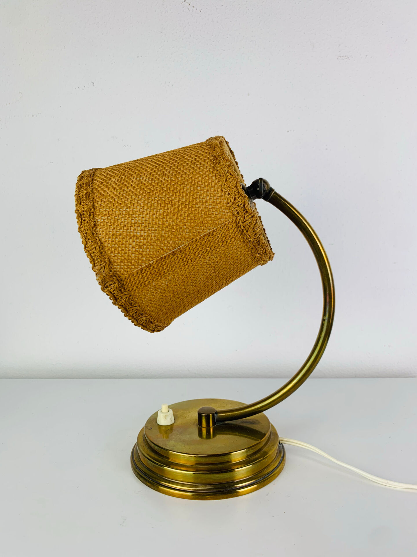 Lampe laiton art déco, années 40 