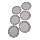 Dessert plates Sarreguemines Poitou set of 6