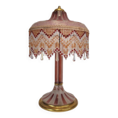 Lampe de table Art Nouveau en verre par Suberville, XXème s.
