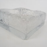 Glass ashtray or bowl, Italy 1980's