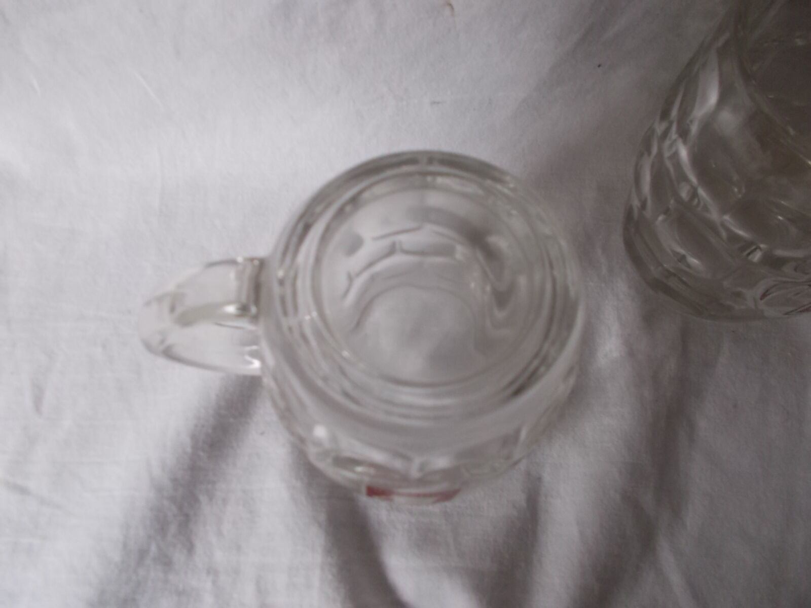 Vintage glass beer mugs