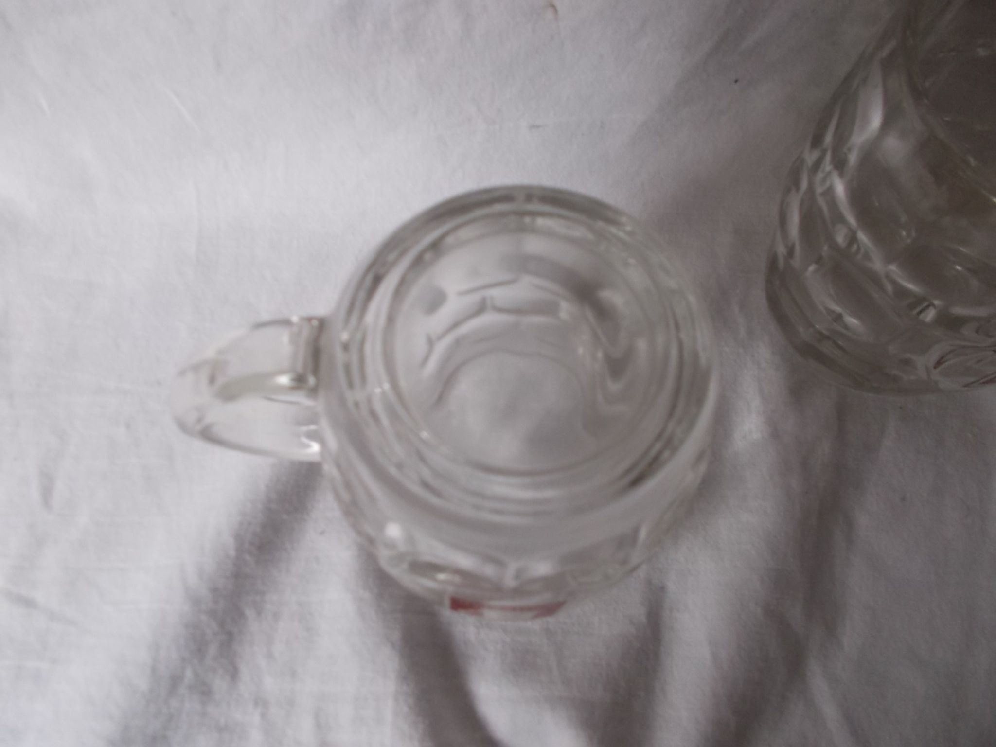 Chopes à bière en verre  vintage