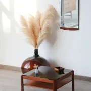 Vintage square coffee table – Solid teak – Myer