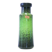 Vase vintage vert Allemagne de l'Ouest Scheurich