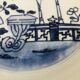 Blue and white porcelain plate from China
