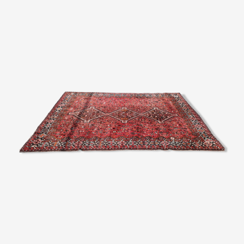 Nomadic Persian carpet Shiraz 210 x 300. 1970.