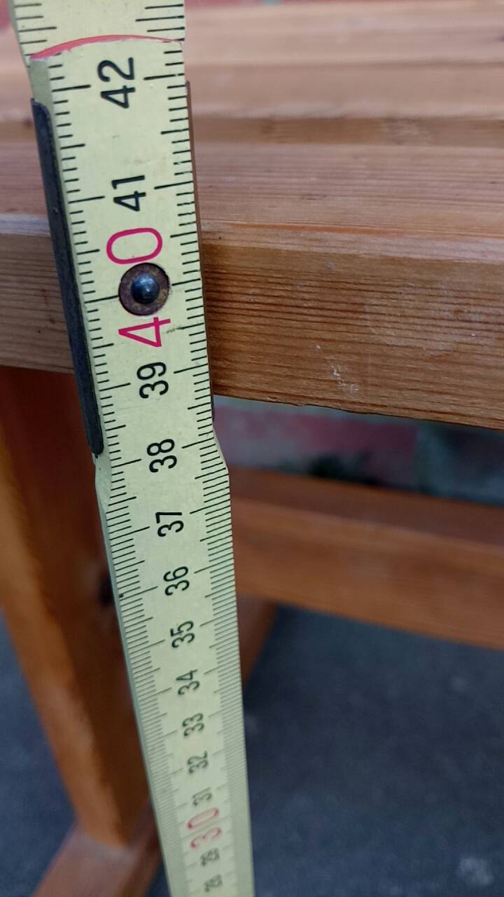 Small swedish bench in pine