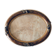 Cadre ovale ancien doré