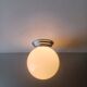 Opaline Globe Ceiling Light - Brasserie Type - 1950