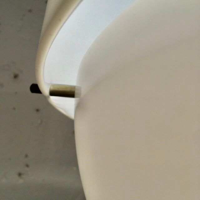 Sphere hanging lamp by L. Banding Buti for Kartell, Italy 1967