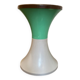Tabouret Tam Tam Stamp bicolore 70'.