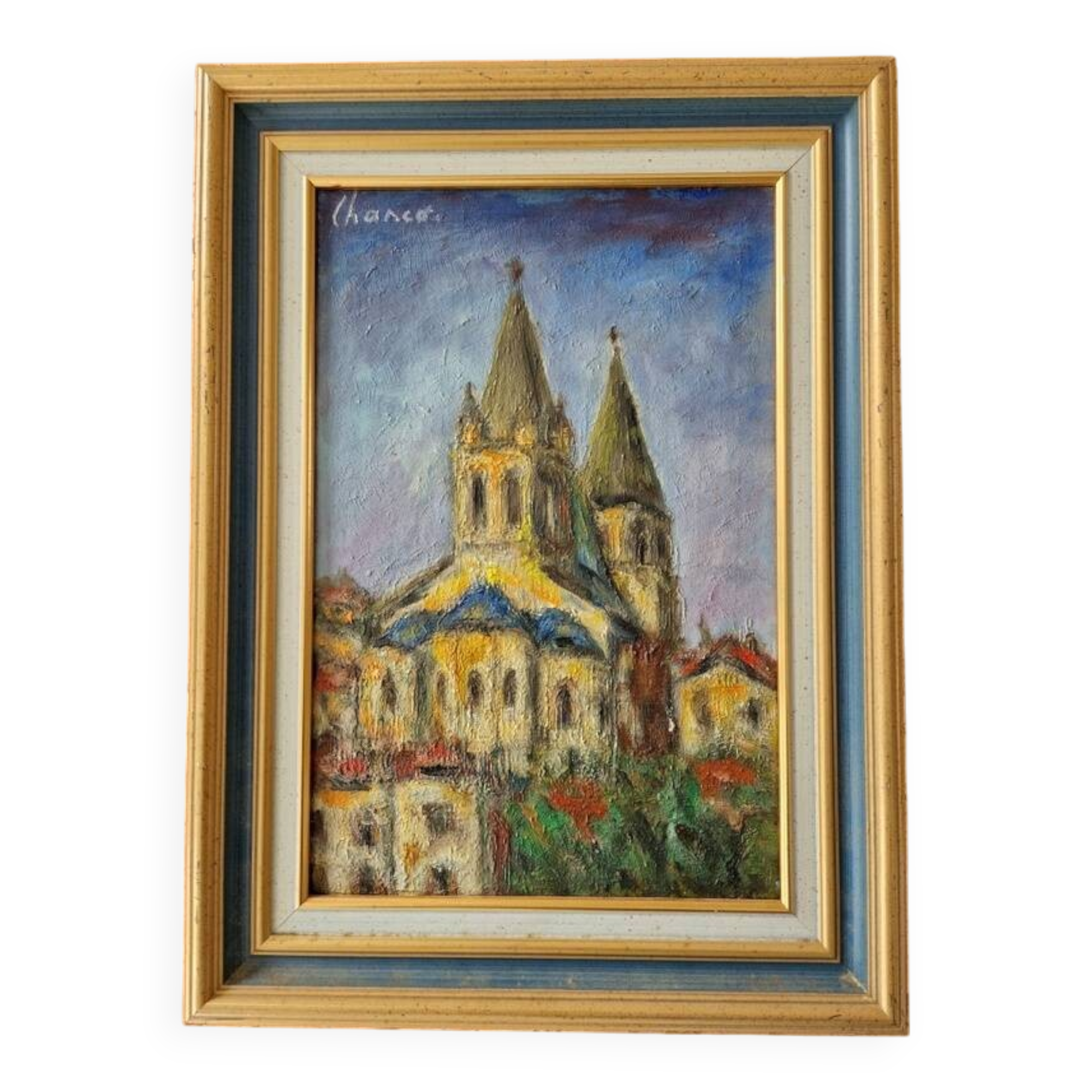 Roland Chanconnier known as Chanco (1924-2017), friend of Picasso - Oil on canvas