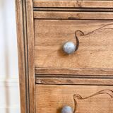 Art Deco chest of drawers in solid oak