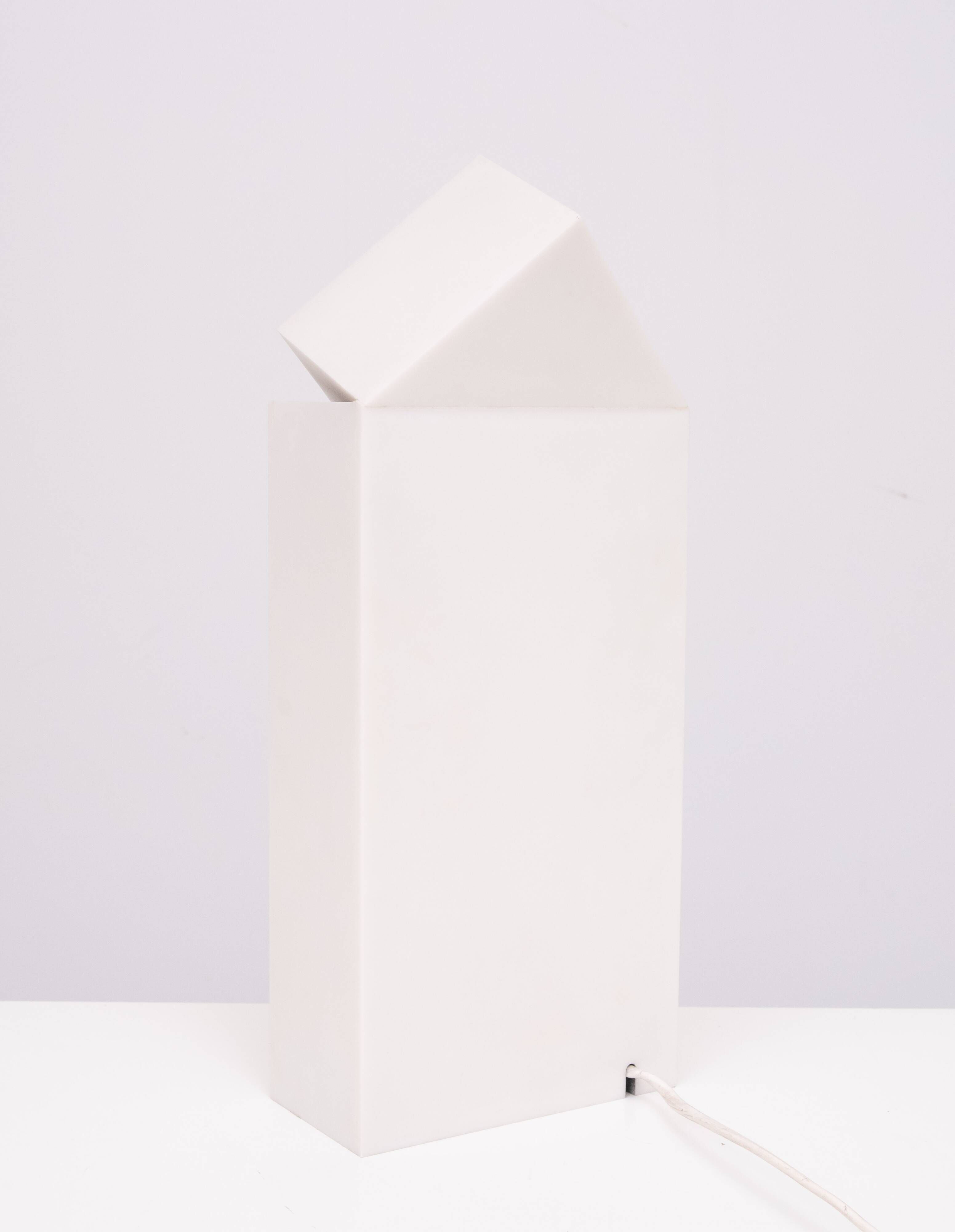 v.d.Made Modern Table Lamp, Hand-Crafted Synthetic, Netherlands, 1980s