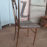 Old brass chair