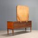 Vintage mahogany veneer chest of drawers design 1950s-1960s