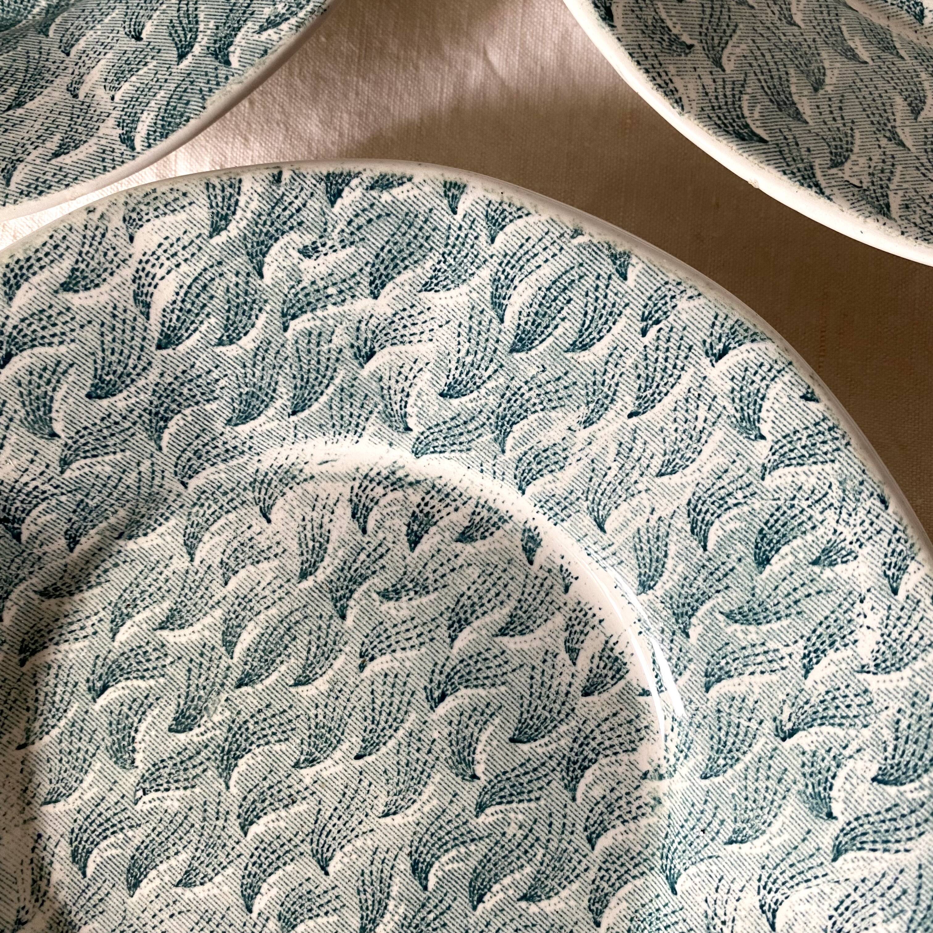 Digoin Perse dessert plates. NOT