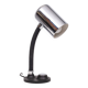 Egon hillebrand chrome goose neck table lamp 1970s