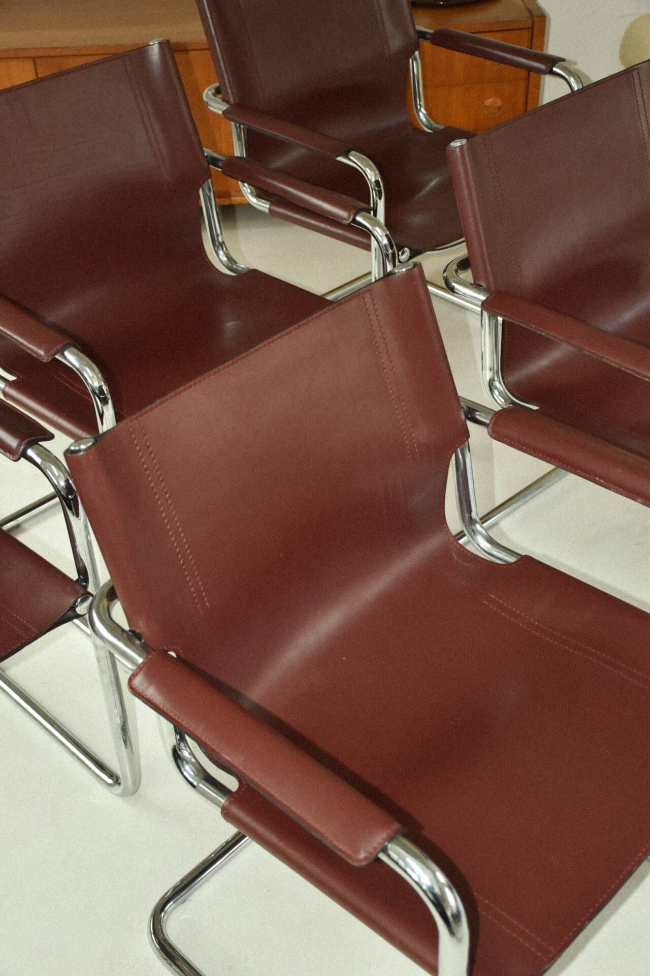 Set of 5 MG15 armchairs by Matteo Grassi