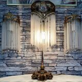 Lamp and wall light in the style of Guimard