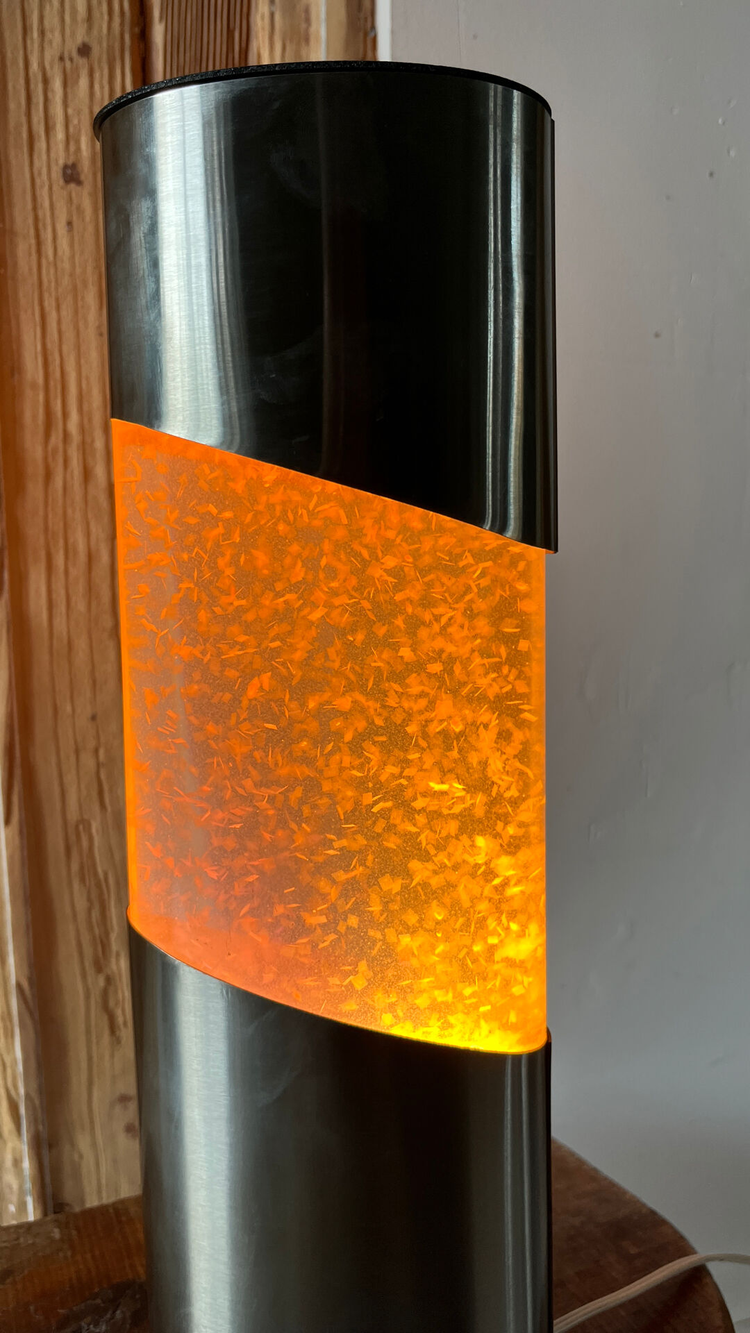 Lampe à paillette Space Âge