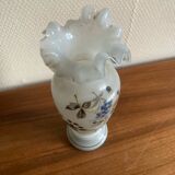 White opaline vase