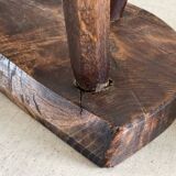 Tabouret paysan en chêne