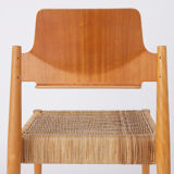 4 vintage chairs by Egon Eiermann bauhaus, Germany, 1950s