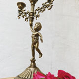 Chandelier ange 3 branches en laiton