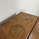 English oak writing desk