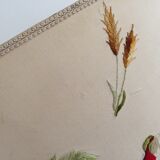 Handmade vintage oval lampshade