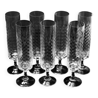 7 flûtes à champagne Rosenthal Romance
