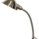 Vintage Industrial Chrome Gooseneck Table Lamp, 1950s