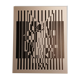 Linear silkscreen print by Victor Vasarely, vintage print circa 1970, op ar