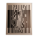 Linear silkscreen print by Victor Vasarely, vintage print circa 1970, op ar