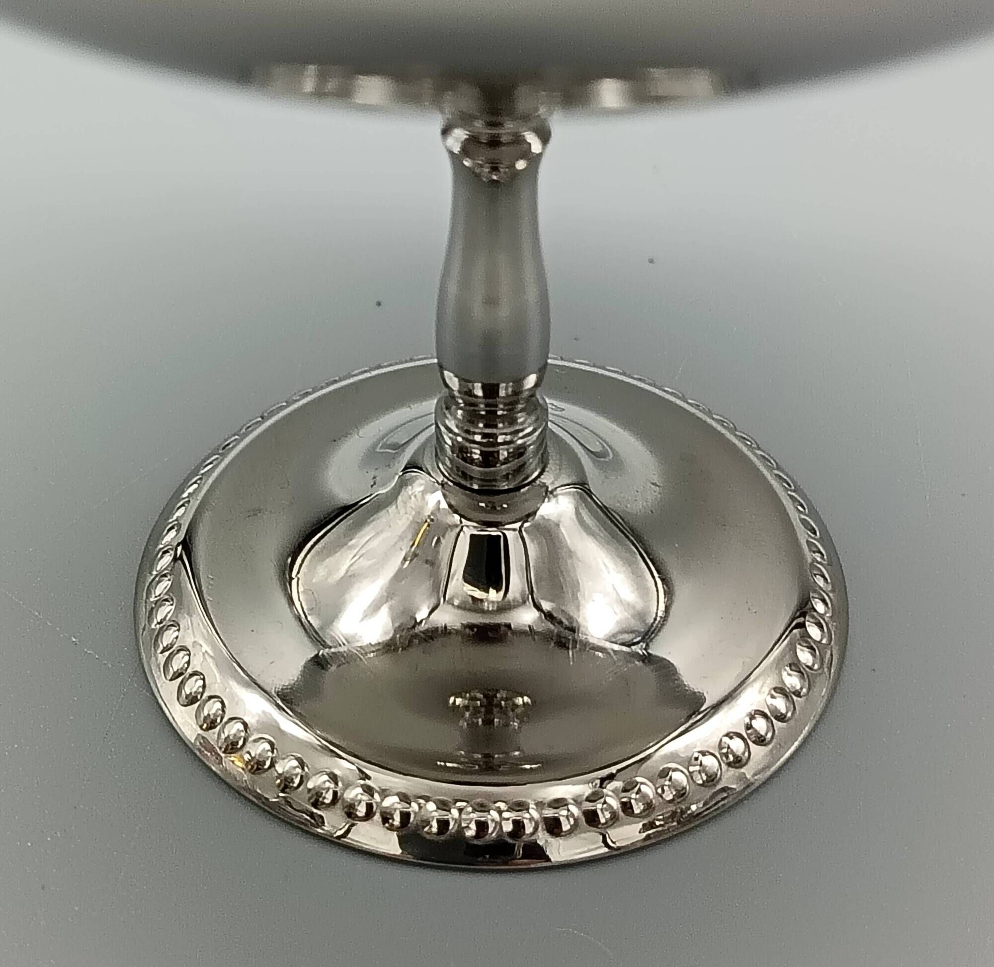 6 vintage stainless steel ice cream cups, stainless steel dessert cups