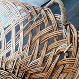 Large old wicker basket